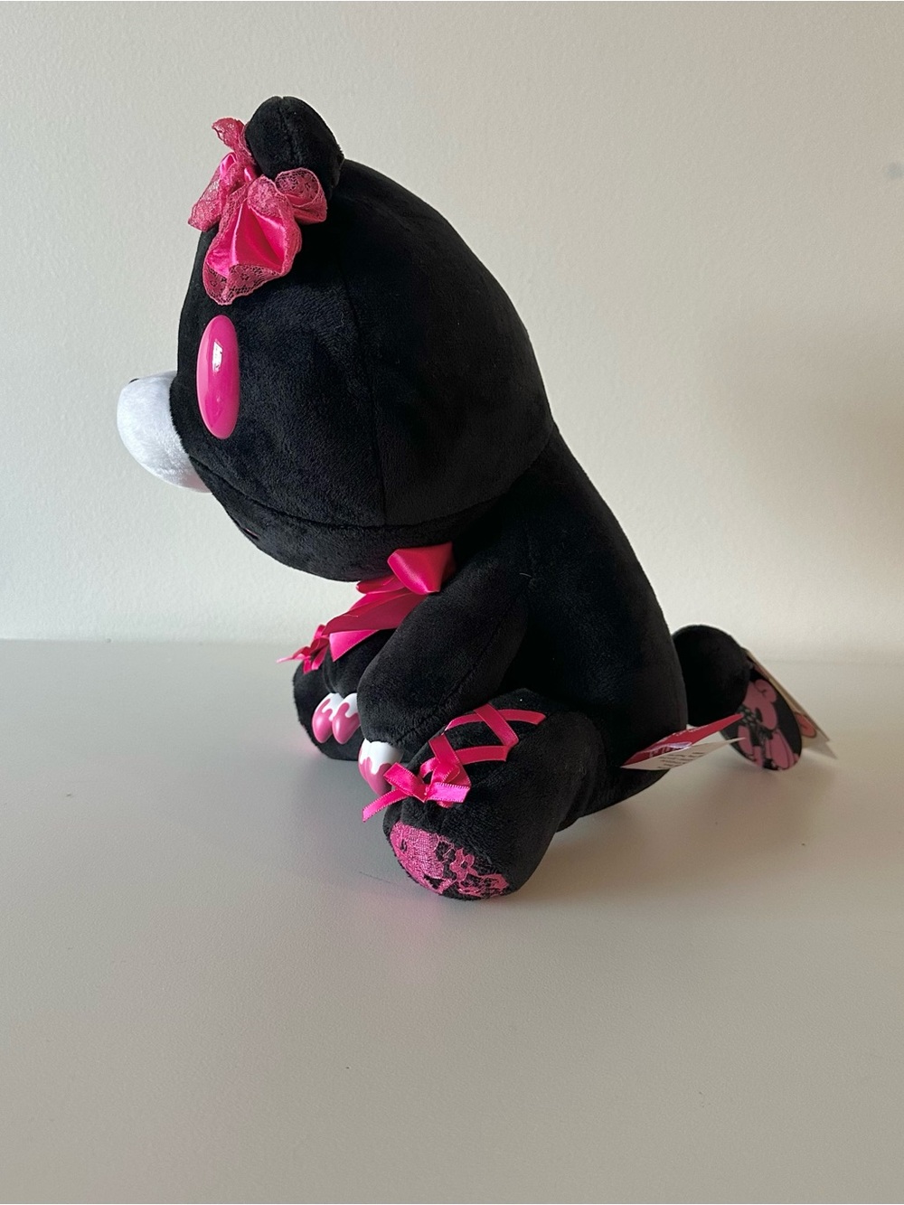 NEW TAiTO Chax GP Gloomy Bear Lace Up Variation Black 12IN Plush Goth Kawaii - Picture 2 of 6